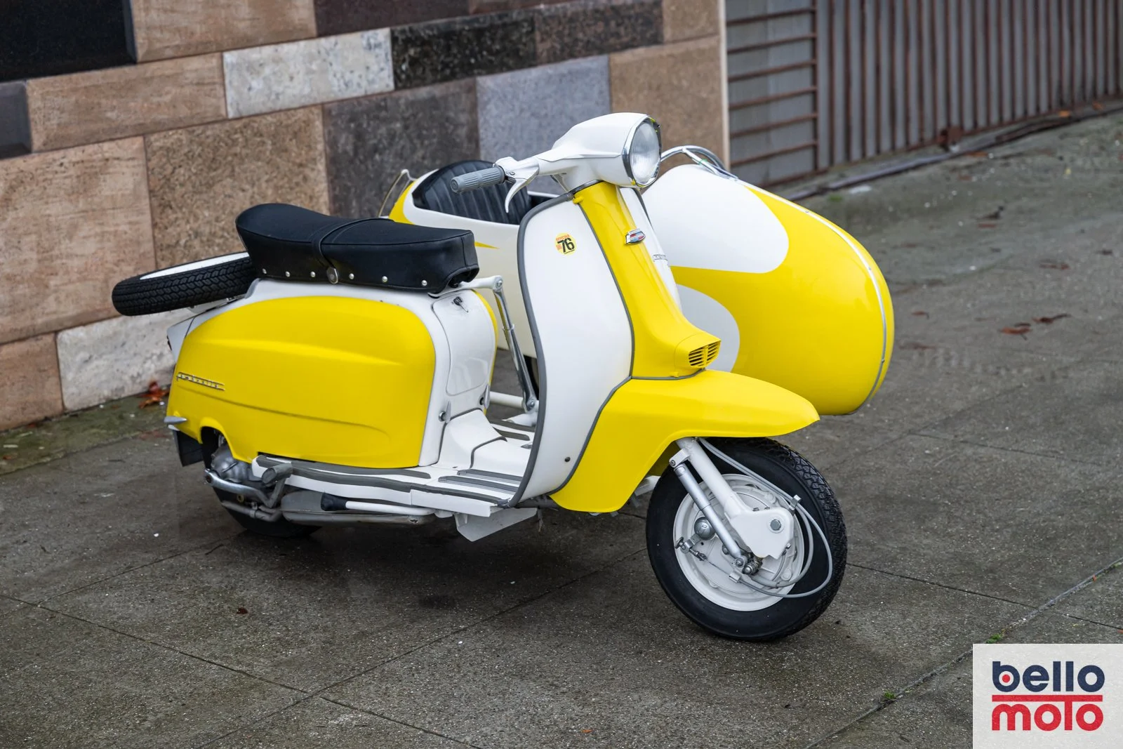 1963 LAMBRETTA TV175 SIDECAR With Custom SIDECAR — Bello Moto SF